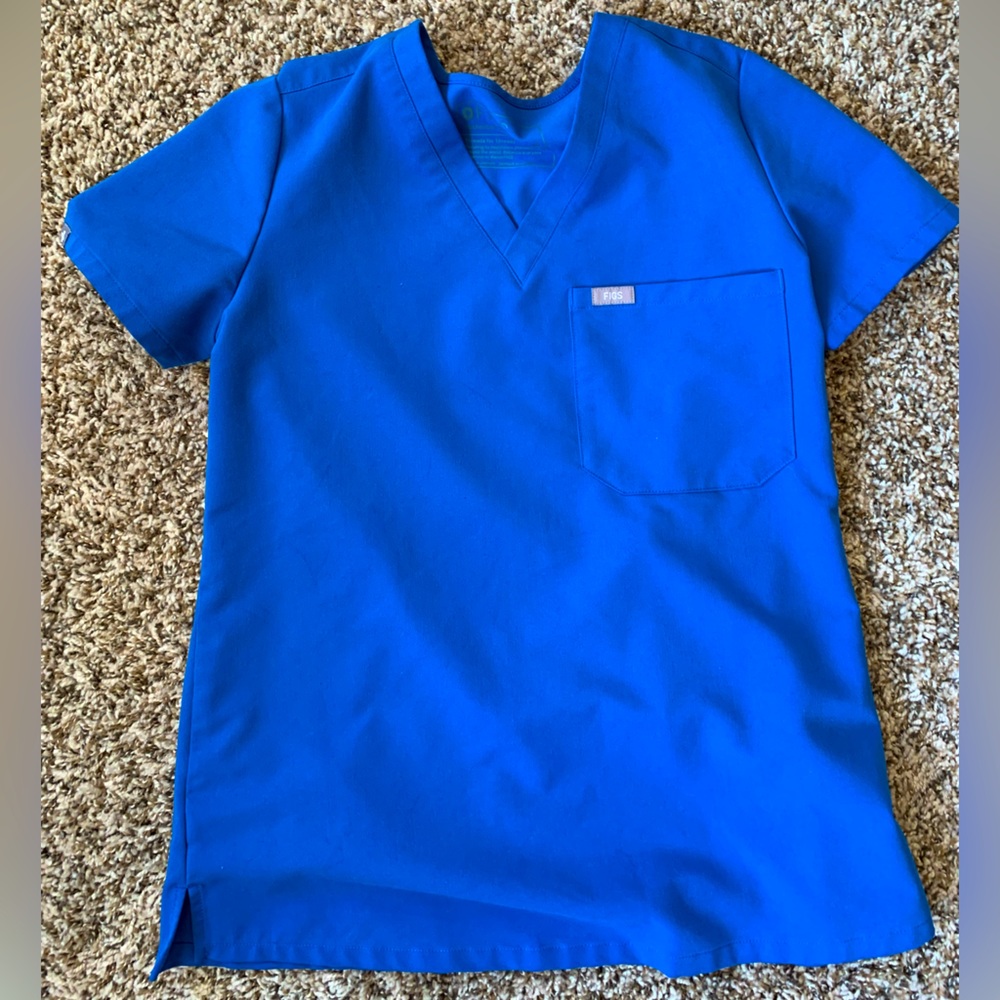 Figs Blue Top